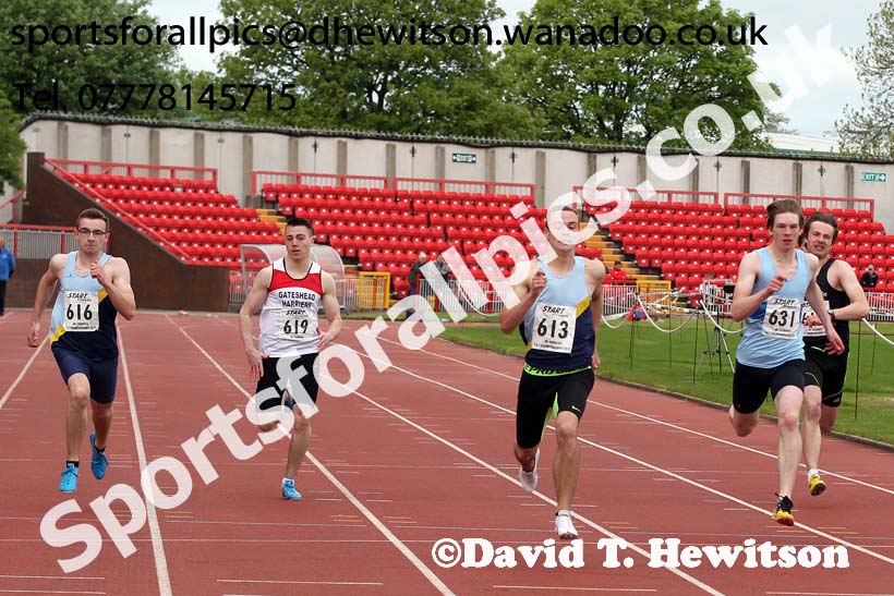 Mens under-20s, North East Track and Field Champs., Gateshead. Photo: David T. Hewitson/Sports for All Pics